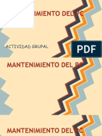 MANTENIMIENTO  DEL PC