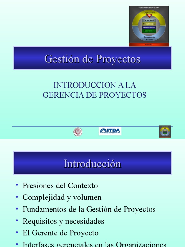 Introduccion A La Gerencia de Proyectos Aa | PDF