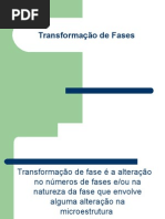 Transformacao de Fases