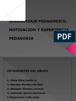 El Aprendizaje Pedagã"gico