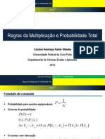 Aula 7 - Regras Da Multiplicação e Probabilidade Total