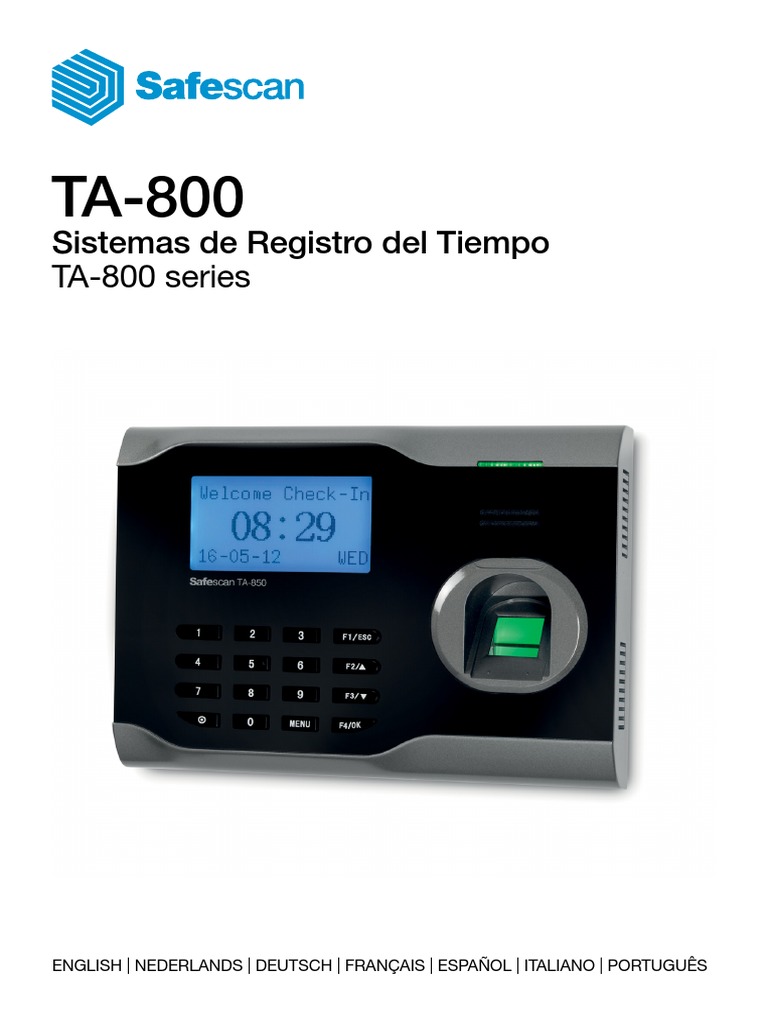 Manual TA-800 12-001 ES | PDF | Memoria USB | Red de computadoras