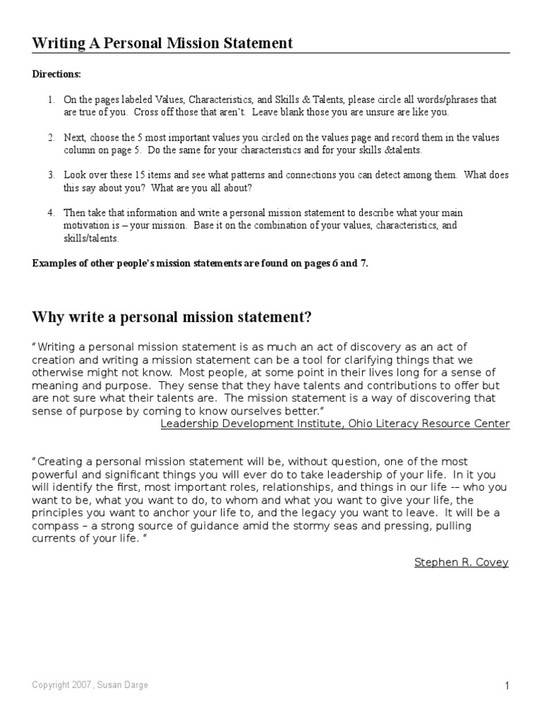 Mission statement for mentorship program image