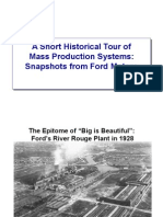 A Short Historical Tour of Mass Production Systems: Snapshots From Ford Motors