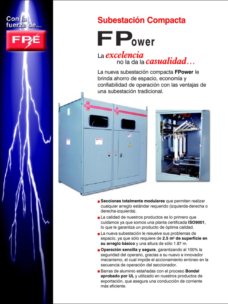 Subestación Compacta FPower FPE | PDF
