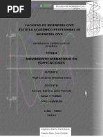 Movimiento Vibratorio en Edificaciones