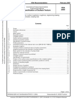 VDA2005 - 02012007 Specification of Surface Finish