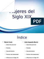 Mujeres Del Siglo XIX