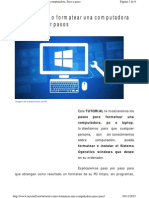 Www.neostuff.net Tutorial Como Formatear Una Computadora