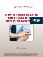Increasing Sales Effectiveness With Marketing Automation