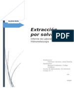 Extracción por solventes del cobre SX