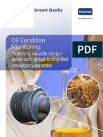 Oil Condition Monitoring:: Protecting Valuable Client Assets With Global Testing and Consultancy Expertise