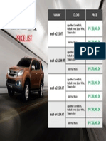 Isuzu Pricelist