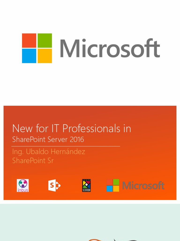 Novedades de SharePoint Server 2016 | PDF | Servidor SQL de Microsoft ...