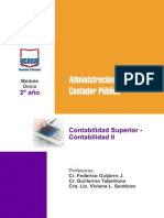 2o Ano - Contabilidad Superior - Contabilidad II (Contador Publico) - Todas Las Sedes PDF