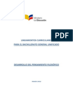 Lineamientos Curriculares Desarrollo Del Pensamiento Filosofico 170913[1]