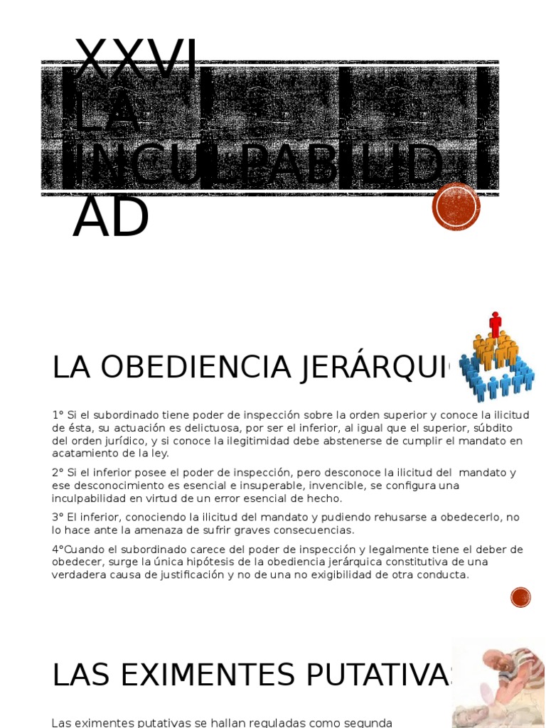 Eximentes y Delitos Putativos en Derecho | PDF | Delito | Derecho penal