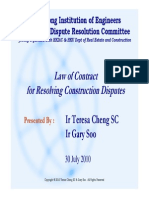 Law of Contract For Resolving Construction Disputes