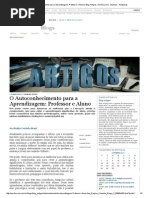 Autoconhecimento Para a Aprendizagem Professor e Aluno