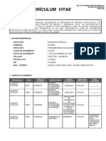 Curriculo Vitae 2014 Wilmer Gonzales Morillo Octubre