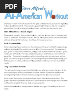 All American Workout PDF