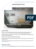 The Solid State Relay Static Relay Overview