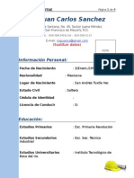 Modelo de Curriculum Para Ingenieros Civiles (Www.ingenieriacivilrd.com)