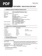 MSDS Gas Elpiji