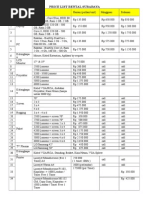 Price List All Product