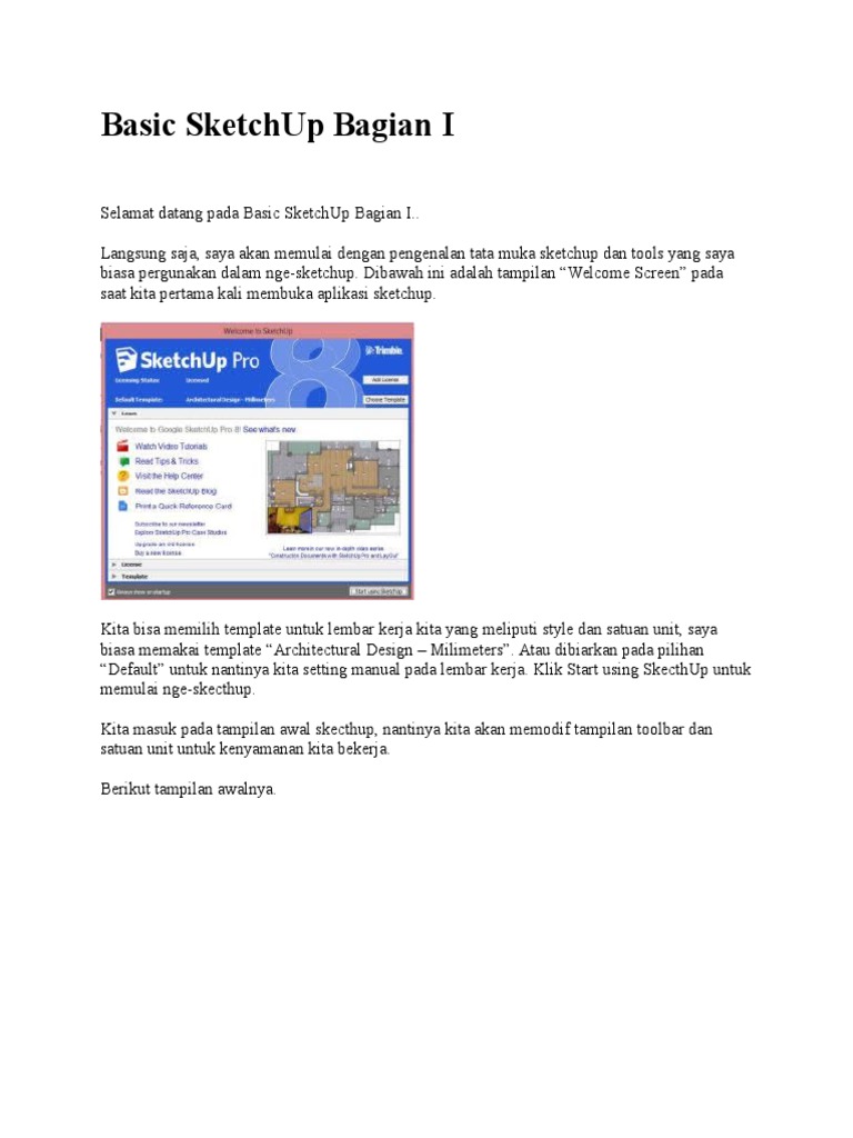 Basic SketchUp | PDF