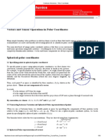 Continuum Mechanics - Polar Coordinates