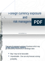 Foreign Currency Exposure and Risk Management