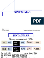 P 1b Sintaxis Sintagmas