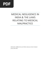 Download Medical Negligence in India  Laws Relating to Medical Malpractice by Siddharth Arora SN288733443 doc pdf