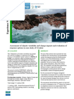 Assessment of Climate Variability and Change Impacts and Evaluation of Response Options - Croatia