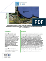 Identification of the effects of human pressure on groundwater quality 