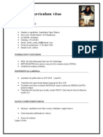 Plantilla Curriculum Vitae Clásica