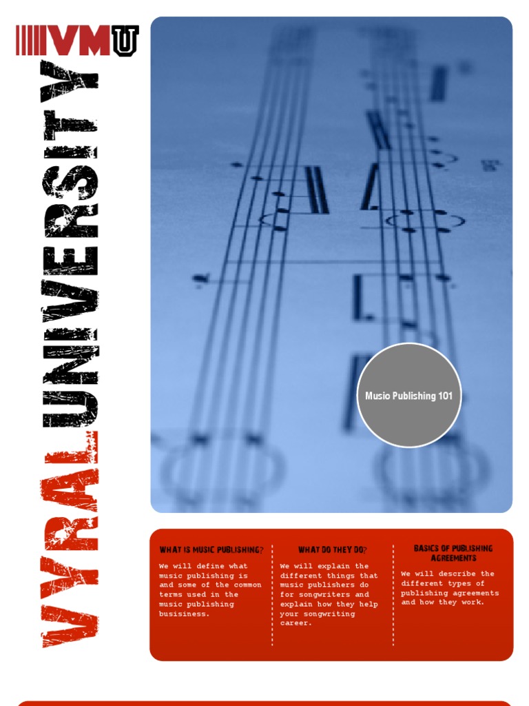Music Publishing 101 | PDF | Songwriter | Royalty Payment