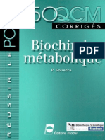 Biochimie Métabolique - 150 QCM