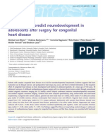 Brain: Brain Volumes Predict Neurodevelopment in Adolescents After Surgery For Congenital Heart Disease