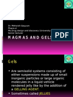 Magmas and Gels: Dr. Mehwish Qayyum Pharm.d Ms - Drug Design and Discovery (University of Surrey) Senior Lecturer