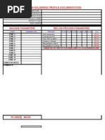 Reflow and Wave Soldering Process Documentation Sheet