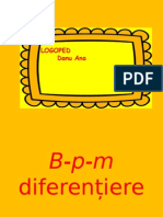 B p m Diferențiere