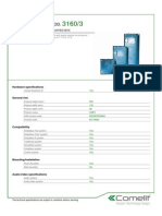 Comelit 3160-3 Data Sheet