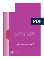 La Forme Passive