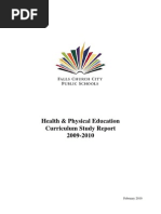 Download FCCPS Health  Physical Education Curriculum Study Report  2009-2010 by Falls Church City Public Schools SN28877391 doc pdf