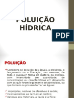 Aula 7 - POLUIÇÃO HÍDRICA