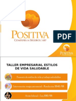 Taller Empresarial Estilos de Vida Saludable