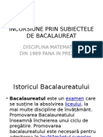 Istoricul Bacalaureatului