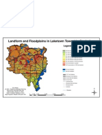 Landform and Floodplains in Laketown Township Study Area: Legend